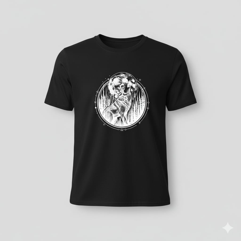 Mystical Wolf & Moon T-Shirt Collection - Wholesale Bulk Orders (250 Units Minimum)