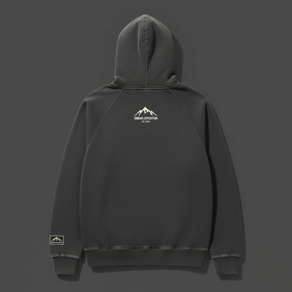 Trailblazer Urban Expedition Hoodie - Mountain Landscape Design Bulk Order (250 Units)